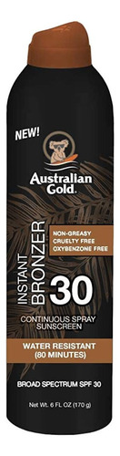 Australian Gold Instant Bronzer 30 Protetor Solar 170g