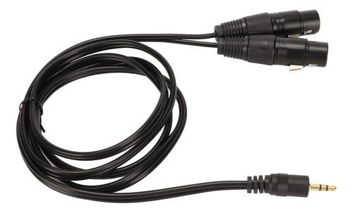 Cable Estéreo Xlr De 3,5 Mm A Doble Xlr, 5 Pies, Plug And Pl