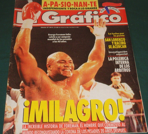 Revista El Grafico- Nº 3918- Noviembre 1994- Foreman