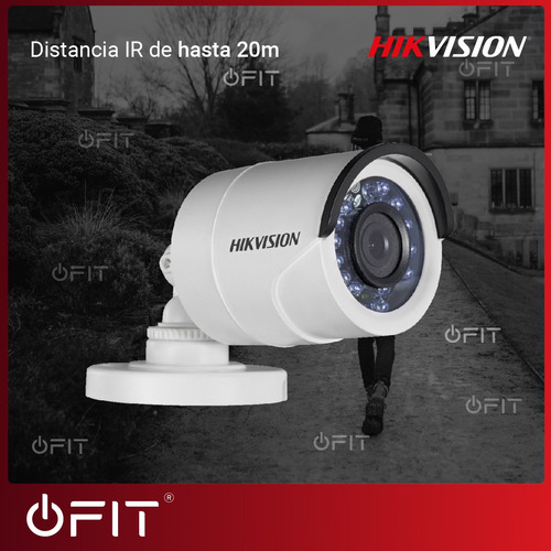 Imagen 7 de 10 de Camara Seguridad Hikvision 720p 2.8mm 16 Unidades
