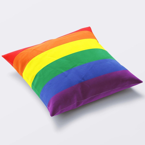 Almohada Pride Orgullo Lgbt Terciopelo Cojin Con Relleno