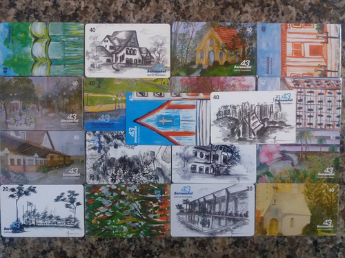 Loucura Série Londrina 70 Anos (18 Cartões) Sercomtel