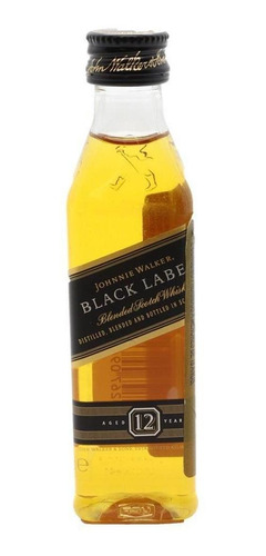 Whisky Johnnie Walker Black Label 50ml - Blend 12 Anos