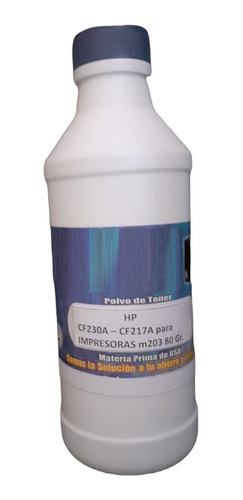 Polvo De Toner Hp Especifico Cf230a Cf217a 30a 17a M203 80gr