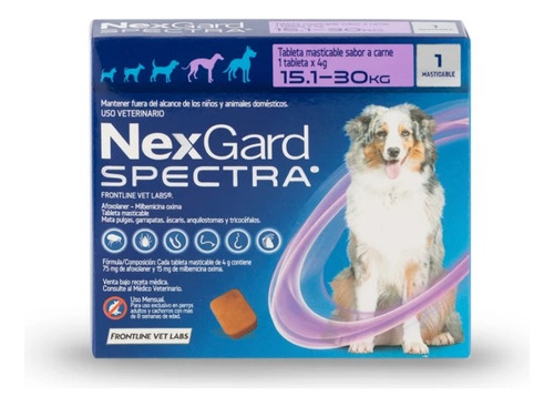 Nexgard Spectra 15,1 Kg - 30 Kg 