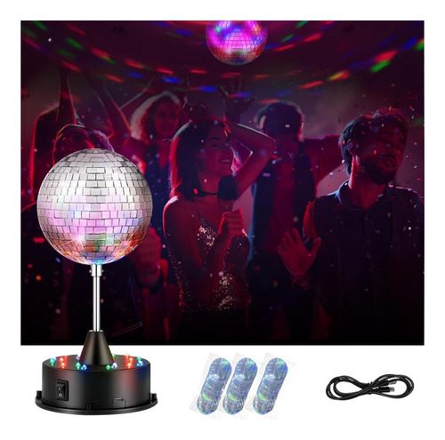 Bola De Discoteca, De 6 Pulgadas Para Colgar En Fiestas