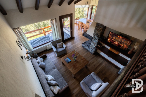 Imagen 8 de 17 de Alquiler Casa En Bariloche Con Costa De Lago Nahuel Huapi. 8 Pax. Km12. 392.