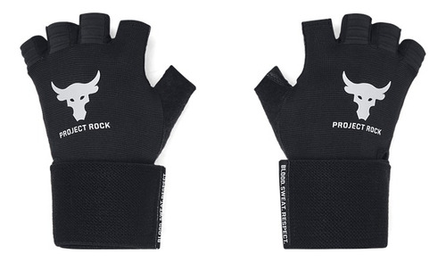 Guantes Para Entrenar Under Armour Project Rock De Hombre Black / Black / Halo Gray Lisa G