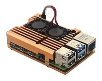 Comprar Case Armadura Dissipador Raspberry Pi4 Pi 4 Cooler Duplo