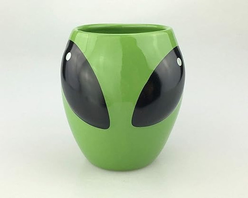 Taza De Café, 3d Space Universe Ufo Con Forma De Alienígena
