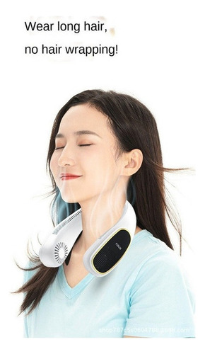 Usb Abanico Portátil Cuello Ventilador Sin Aspas 4000ma