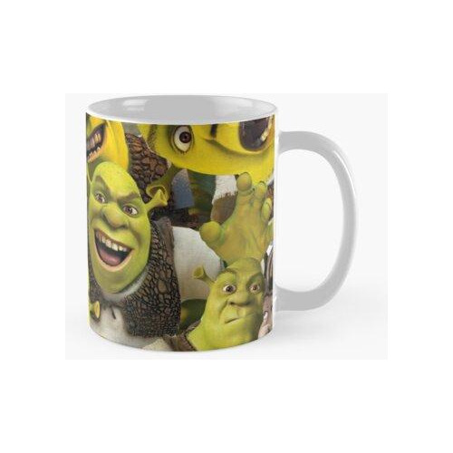 Taza Shrek Collage Calidad Premium