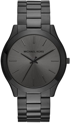 Reloj Negro Michael Kors Slim Runway Mk8507 Para Hombre