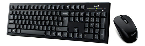 Kit Teclado Y Mouse Para Pc Inalambricos Slim 8000 Se Genius