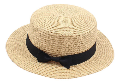 2 Piezas Mujeres Moda Iglesia Parte Plana Sombrero Fedora