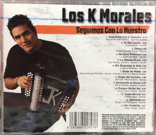 Imagen 2 de 2 de Los K Morales - Seguimos Con Lo Nuestro