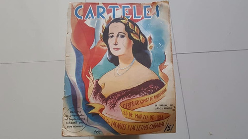 Antigua Revista Carteles Año 33 Numero  La Habana Cuba  An