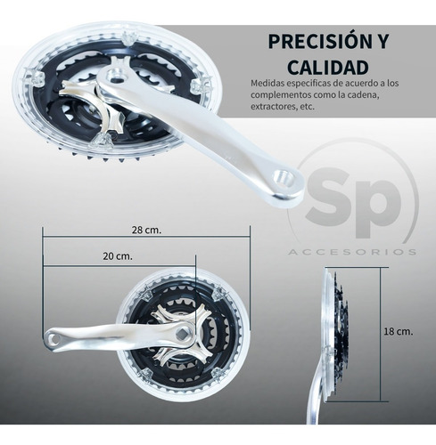 Multiplicación De Bicicleta 3 Pasos Con Palancas 48/38/28