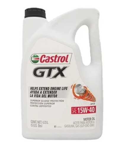 Aceite Castrol Multigrado Gtx 15w40 Garrafa 4.73 Full