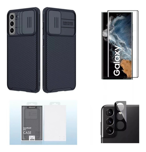 Case Funda Nillkin Para Samsung S22 + Mica Pantalla Y Cámara