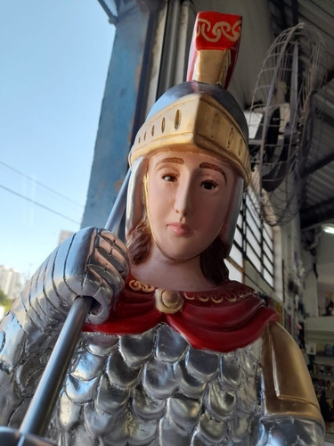 Imagem São Jorge 120 Cm Gesso Resinado * G R A N D E *