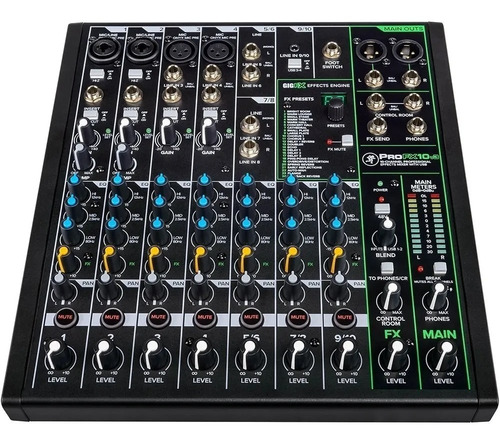 Mezcladora Profesional 10ch Efectos Mackie Mod. Profx10v3