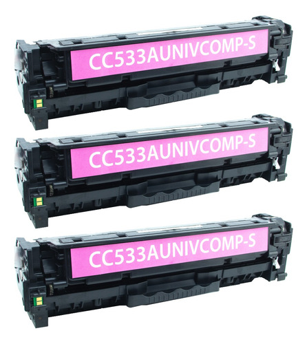 3 Pza Cc533a Toner 304a Compatible Con M351