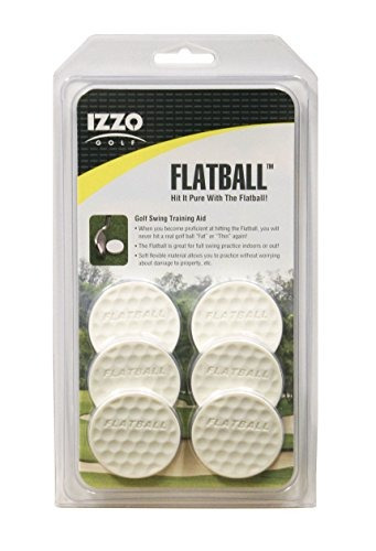 Entrenador De Golf Izzo Flatball Swing En Blanco