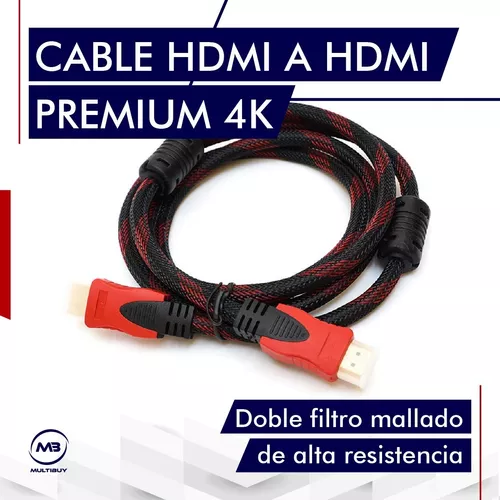 Cable Hdmi 10 Metros Doble Filtro / Mallado 4k GENERICO