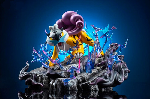 Raikou Puf Studio - Figura De Pokemon Resina Alta Calidad (Usado)