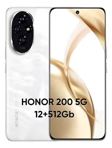 Smartphone Honor 200 5g Dual Sim Teléfono 12gb Ram 512gb Rom Celular Blanco