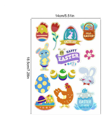 Lindas Pegatinas De Pascua Pegatinas De Pascua Pegatinas De