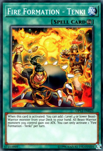 Fire Formation - Tenki (op12-sp025) Yu-gi-oh!