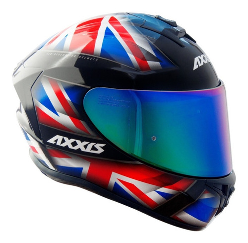 Imagem 3 de 10 de Capacete Axxis Draken Uk + Viseira Extra Inclusa