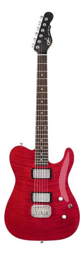 Guitarra Elétrica G&l Tribute Asat Deluxe De Bordo Trans Red