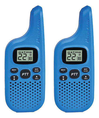 Walkie Talkie Midland T20 Hasta 25km (16millas) Bandas De Frecuencia Uhf 462.5500 ~ 467.7125 Mhz Color Azul