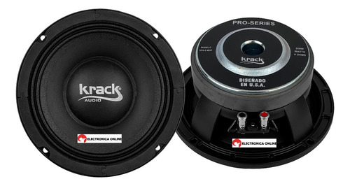 Par De Bocina 6.5  Audio Profesional Lineales Krack 200watts