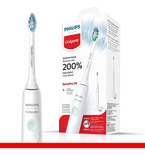 Colgate SonicPro 10 cepillo de dientes eléctrico color blanco