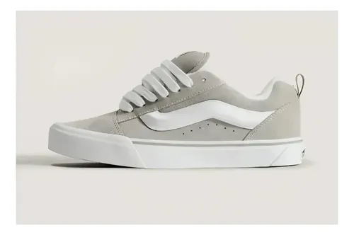 Vans Tênis Vans Knu Skool Black White 34 Ao 43 Casual Promoção