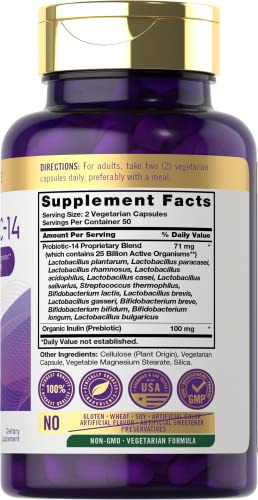 Suplemento Probiótico Carlyle Probiotic-14 25 Mil Millones D