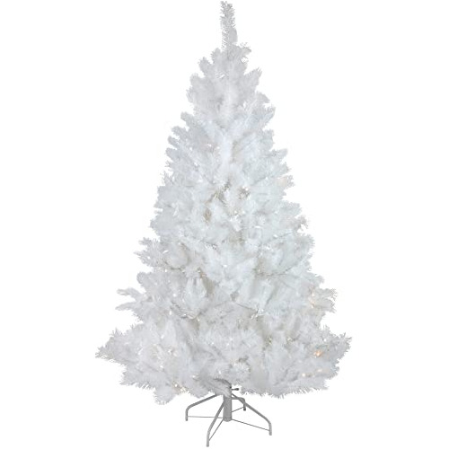 Árbol De Navidad Artificial De Pino De Alaska Blanco Preilum