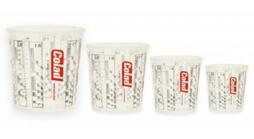 Colad Vasos De Mezcla De 350cc Graduados X10unidades