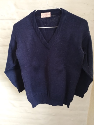 Sweater Azul Unisex Talle 12/14