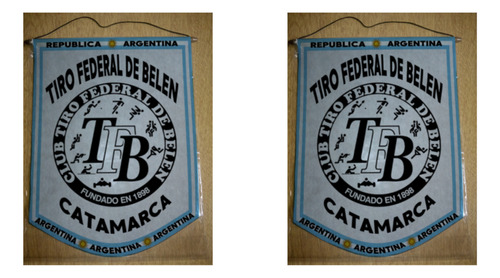 Banderin Grande 40cm Tiro Federal Belen Catamarca