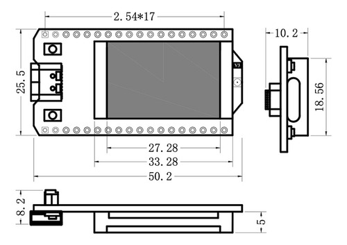 Pare Eltec Automation Sx1262 Lora Esp32 Mhz 868-915, 2 Juego