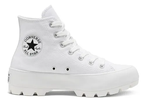 difícil Trascender letra Converse Blancos Plataforma | MercadoLibre 📦