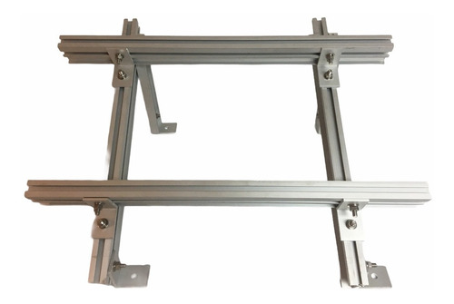 Imagen 2 de 4 de Kit Estructura / Base Para Paneles Solares 6x1