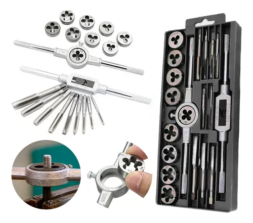 comprar Jogo Cossinetes E Machos Manual M3 A M12 Com 20 Peças Sparta
