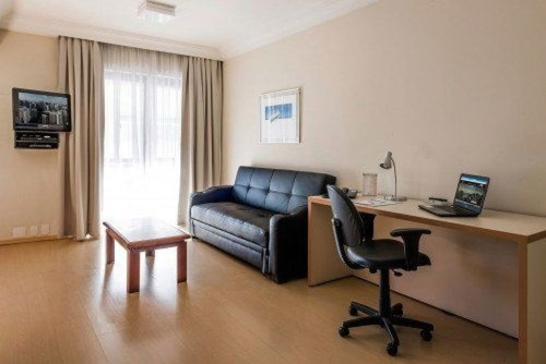 Imagem 5 de 15 de Flat No Jardins No Pool - Sf267