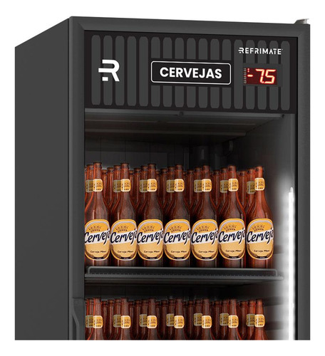 Cervejeiro Porta De Vidro 570l Vcce570pvpp 220v - Refrimate